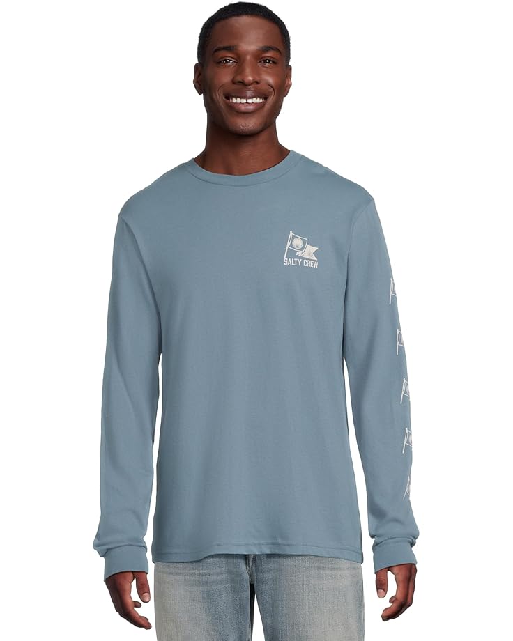 

Мужская футболка с длинным рукавом Salty Crew Flag Day, Slate