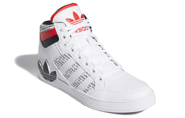 Кроссовки хард корт высокие Adidas, белый — фото 2