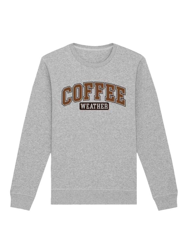 

Толстовка F4NT4STIC Sweatshirt Weihnachten Coffee Weather Winter Holiday, пятнистый серый