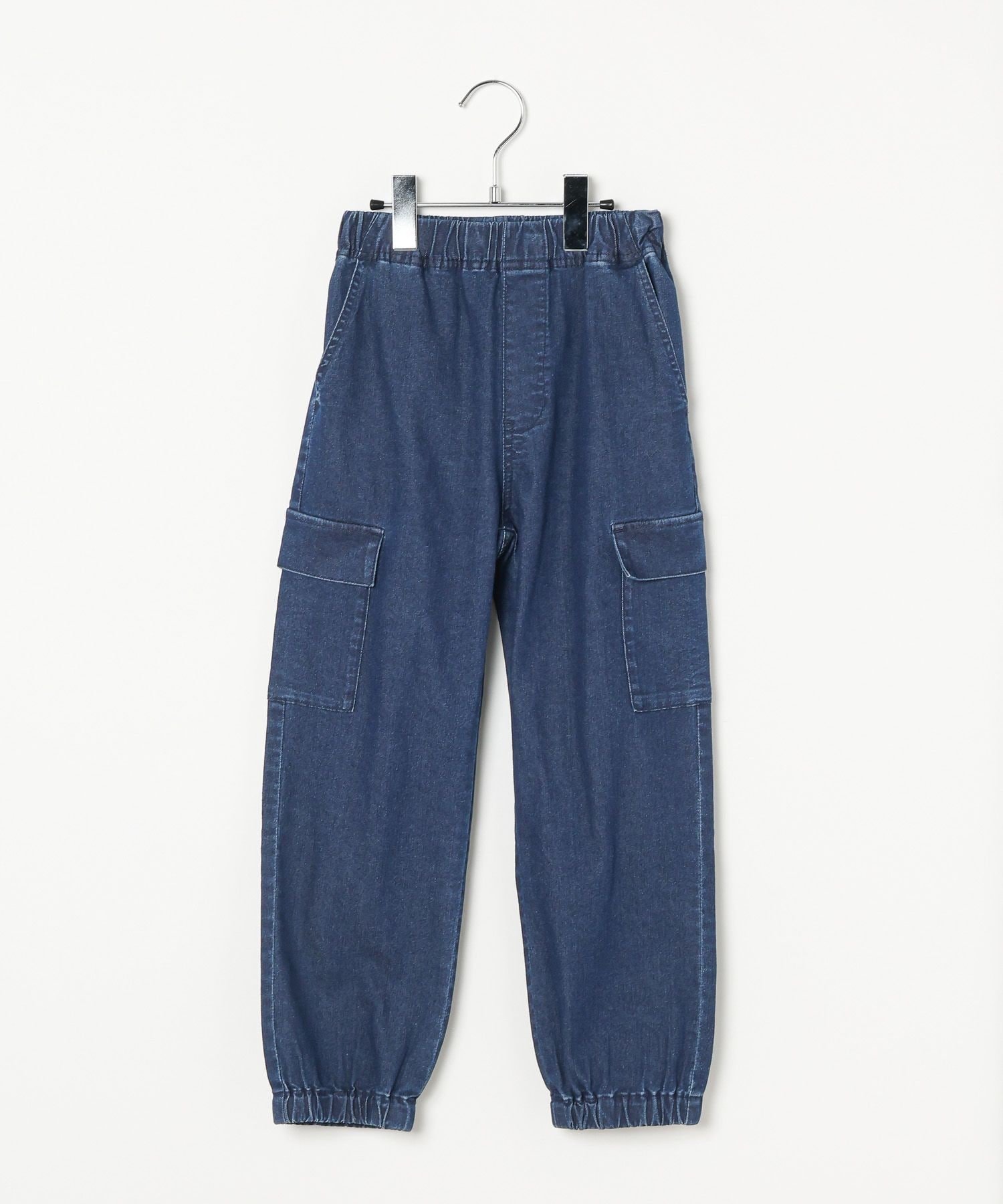 Брюки-карго Sugorak Stretch для детей/611237 GLOBAL WORK, Medium-thick denim 85 — фото 2