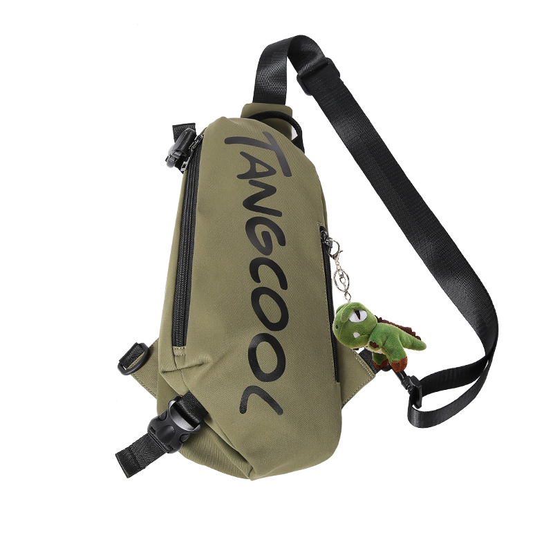 

TANGCOOL Нейлоновая слинг-сумка унисекс разноцветная, Green (Upgraded) with Doll