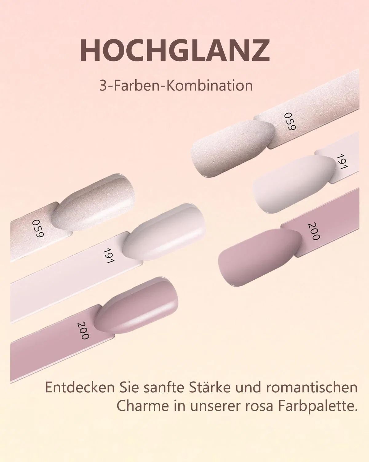 Набор для наращивания ногтей акриловой пудрой «Dipping Powder Nails Set» от Aokitec, 12 предметов Aokitec, 01-Light Nude Pink — фото 2