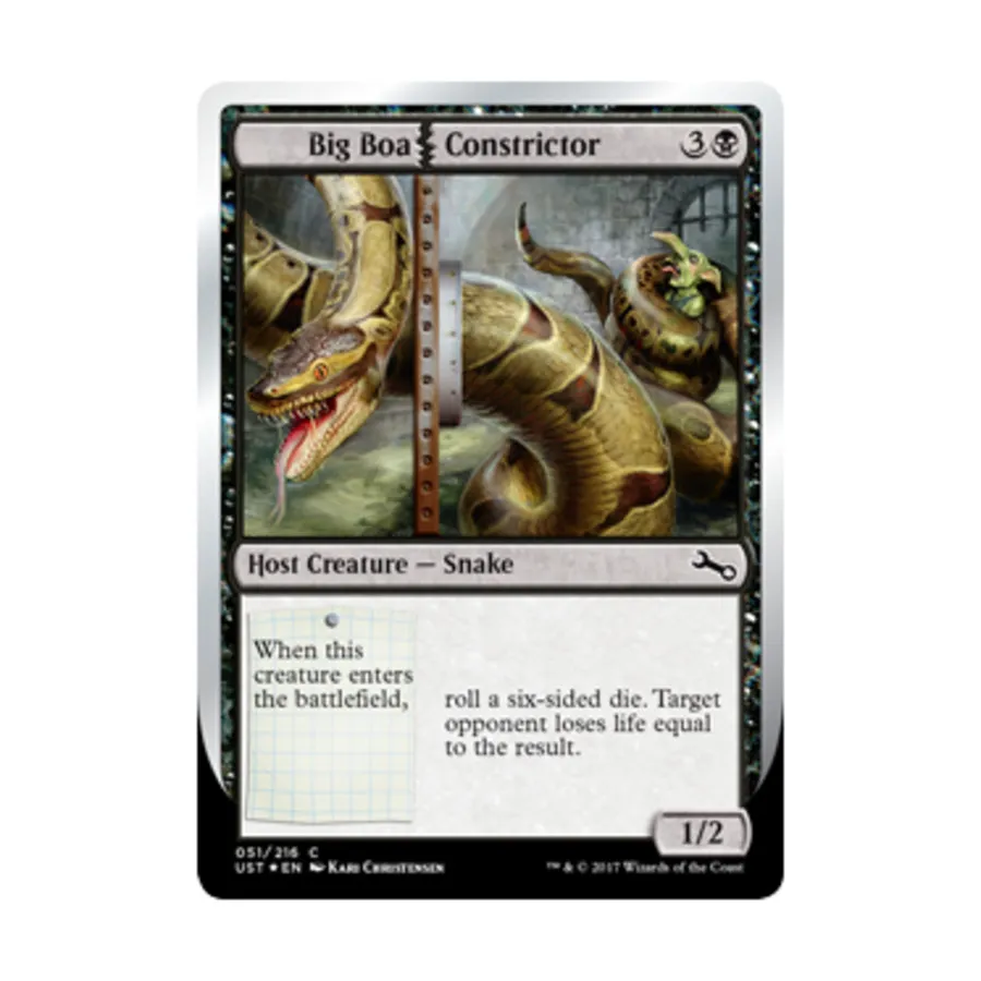 

CCG Большой удав (C), MTG - Unstable