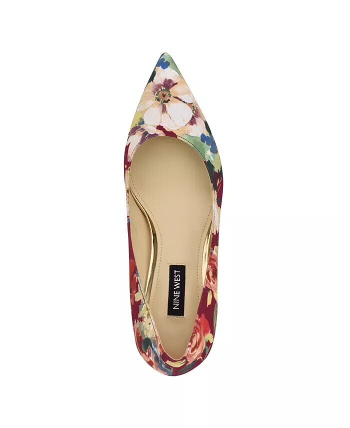 Женские туфли-лодочки Arlene на каблуке-китенке с острым носком Nine West, мультиколор — фото 4