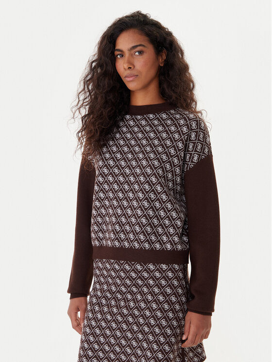 

Водолазка relaxed fit W5BR23 Z3JD2 Guess, коричневый