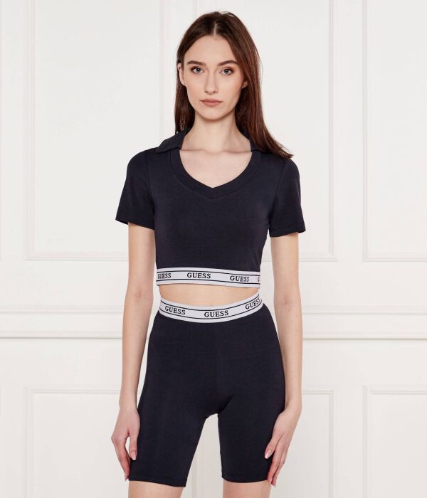

Блузка новая алина Cropped fit Guess Active, синий