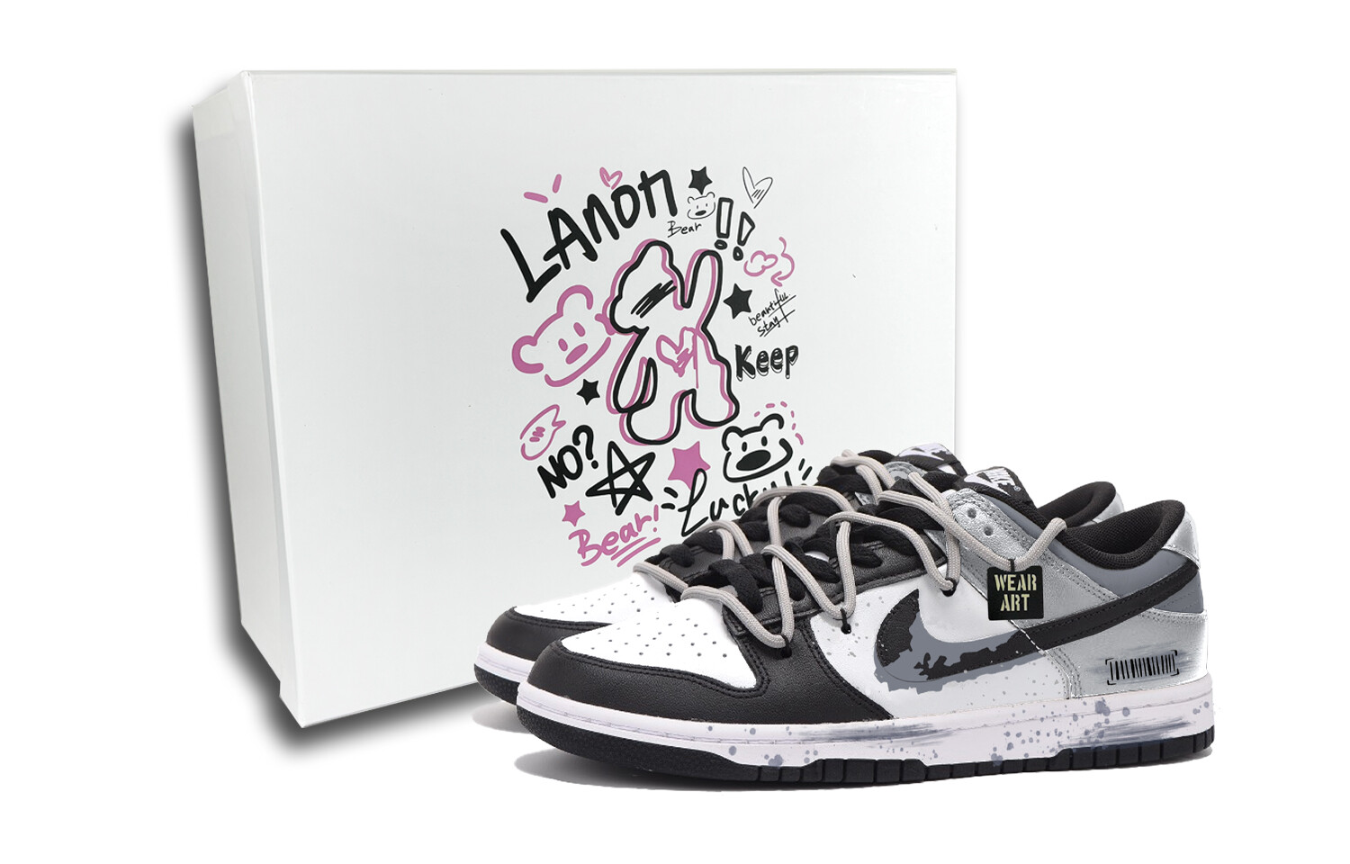 

Кроссовки Nike Dunk Skateboard Shoes Unisex Low-Top Gray, Серый, Кроссовки Nike Dunk Skateboard Shoes Unisex Low-Top Gray