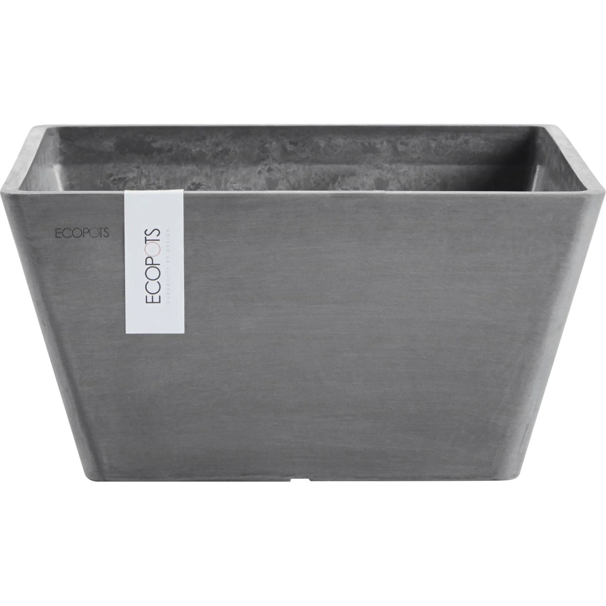 

Цветочный горшок ECOPOTS «BERLIN Grey», ШxГxВ: 41x41x18 см, серый
