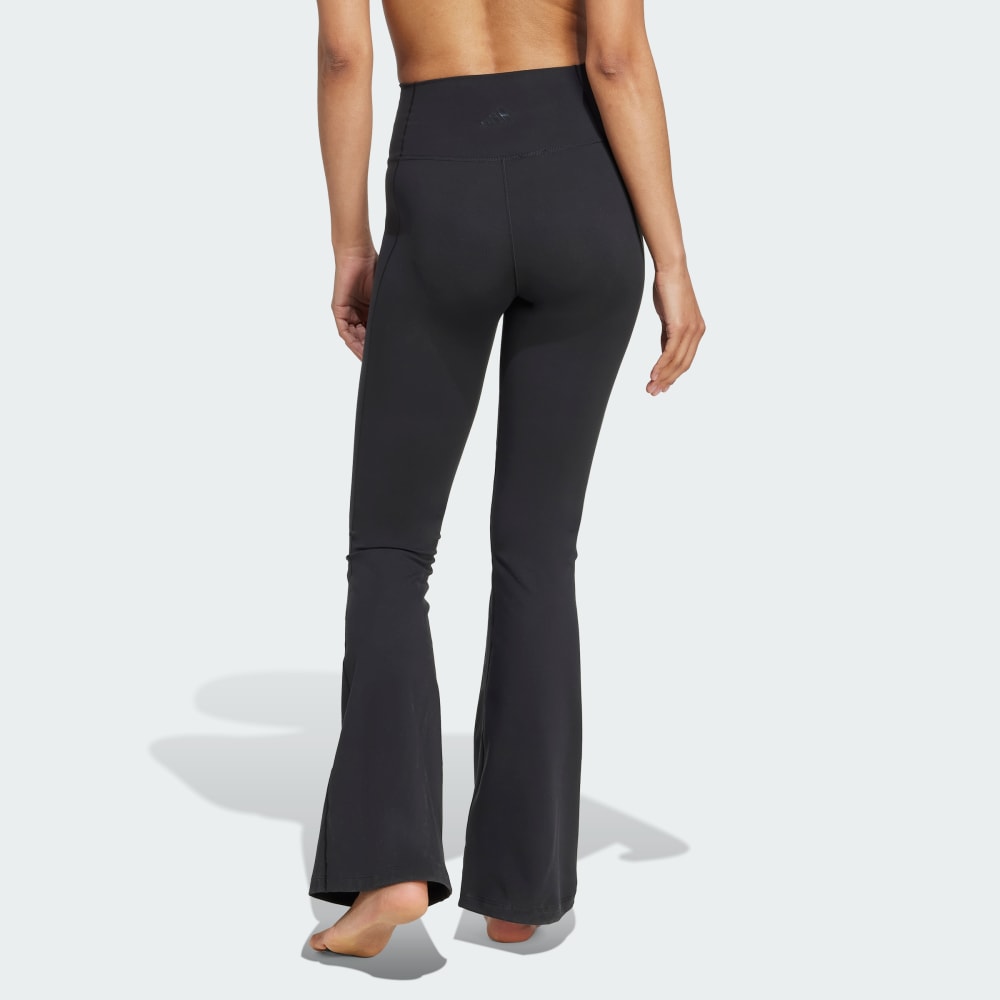 Леггинсы Adidas All Me Flare Leggings, цвет Black/Black — фото 2