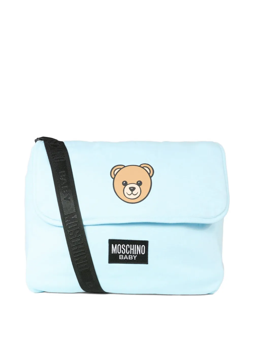 

Сумка для пеленок с логотипом Teddy Moschino Kids, синий