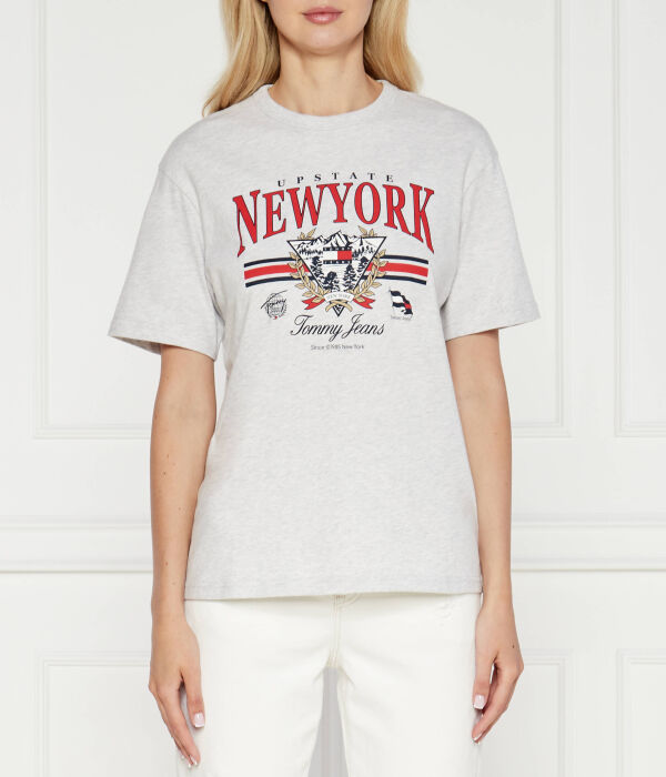 

Футболка Tommy Jeans Regular Fit, серый