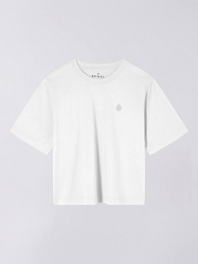 

Футболка Cropped Cotton с логотипом Beetle Edwin, White