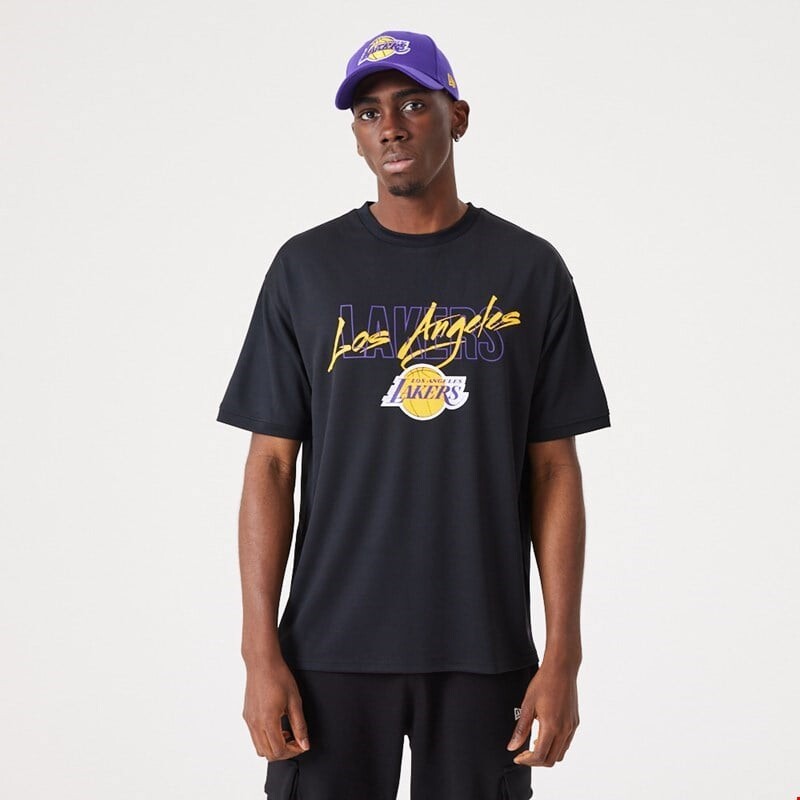 

Мужская футболка с надписью os mesh tee loslak blktrp New Era, черный