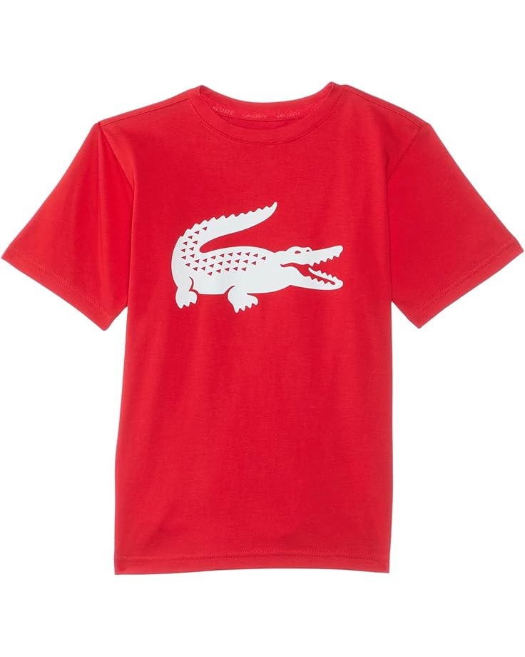 

Футболка Lacoste Kids Oversized XXL Logo Tennis T-shirt, цвет Grenadine/White