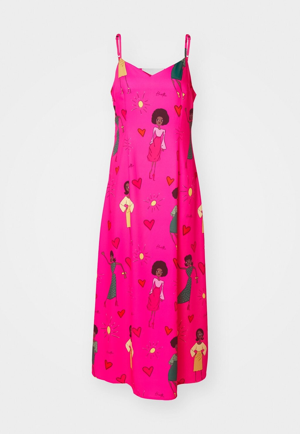 

Повседневное платье EBI OREKELEWA DRESS Heathe, розовый