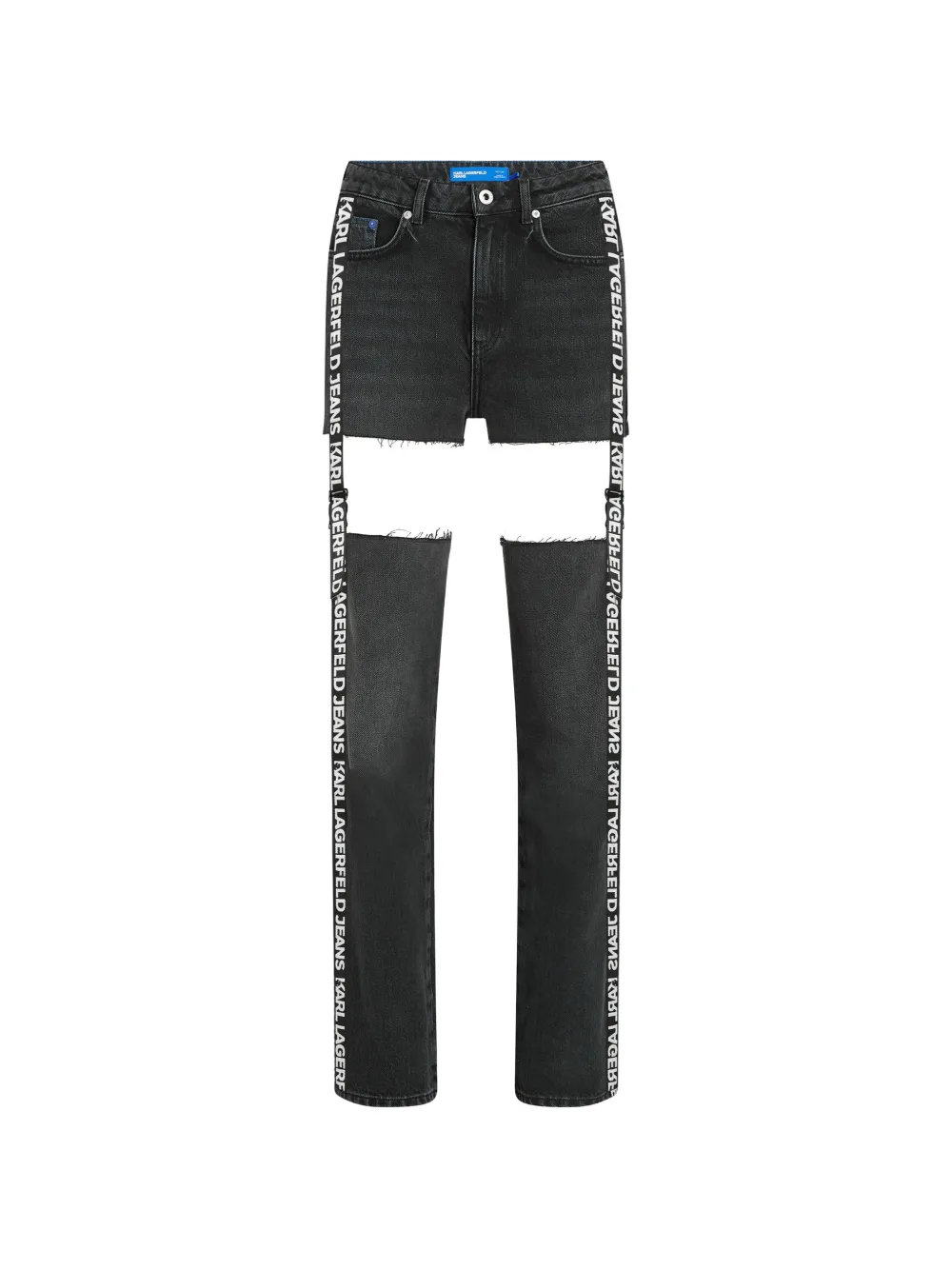 

Джинсы с вырезами Karl Lagerfeld Jeans, черный