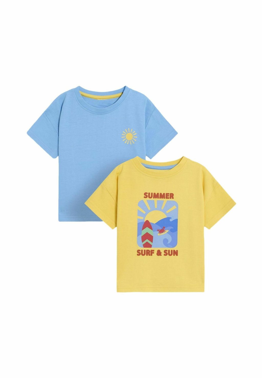 

Футболка с принтом 2-PACK GRAPHIC JoJo Maman Bébé, желтый