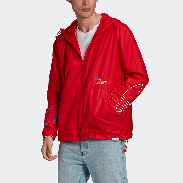 Куртка мужская светло-алая Adidas Originals — фото 4