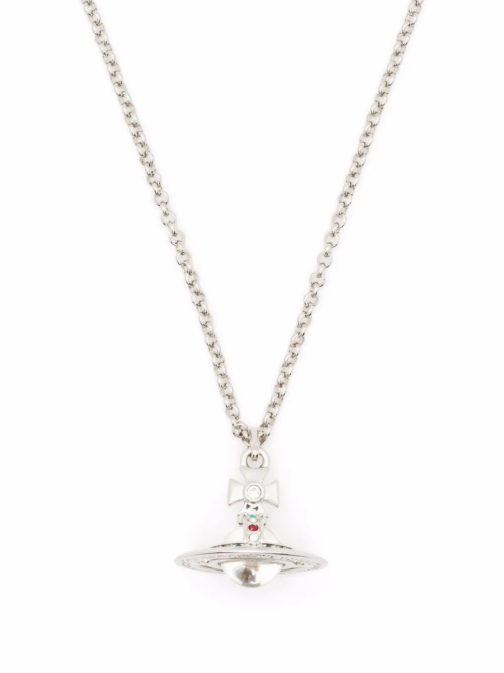 

Колье с подвеской Orb Vivienne Westwood, серебяный