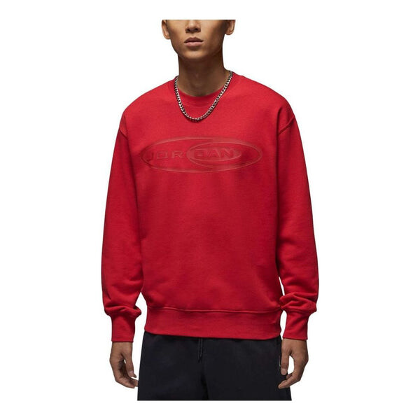 

Свитер essentials crew neck sweatshirt asia sizing 'cny' Air Jordan, красный