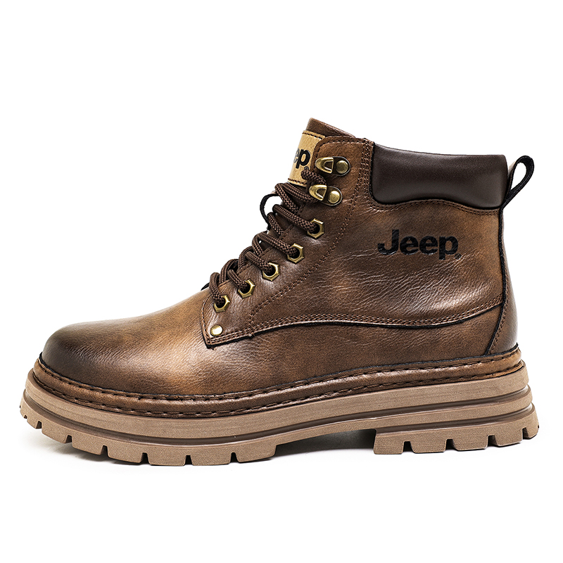 Jeep Ботинки Martin мужские Chestnut Brown Black — фото 3