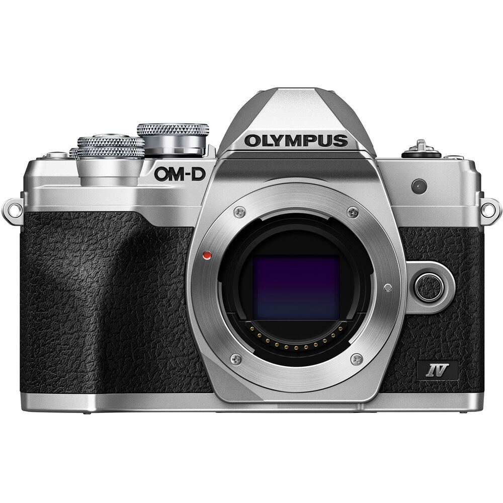 

Беззеркальная камера Olympus OM-D E-M10 Mark IV (серебристая)