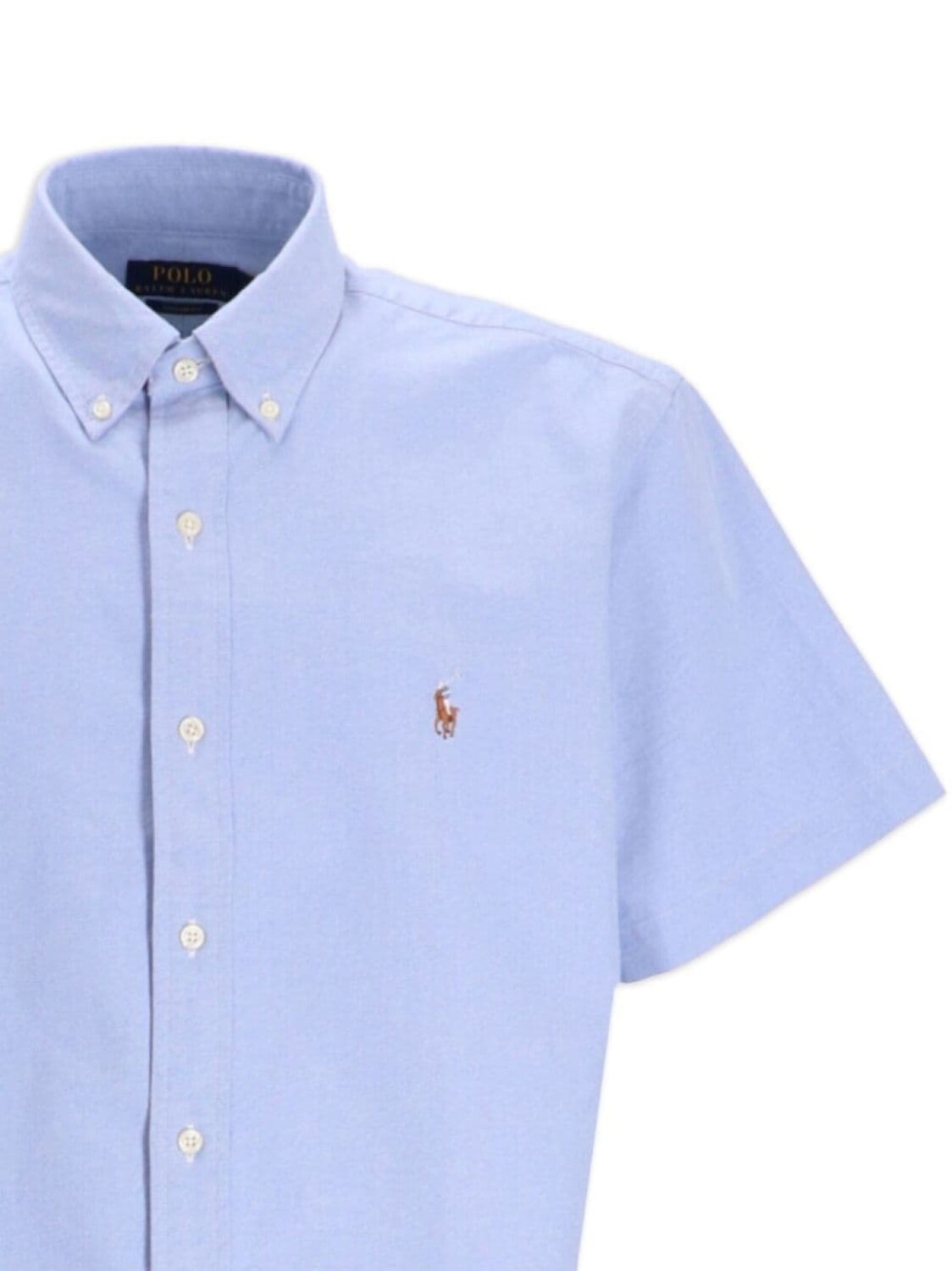 Polo Ralph Lauren рубашка с короткими рукавами и логотипом Polo Pony, синий — фото 2