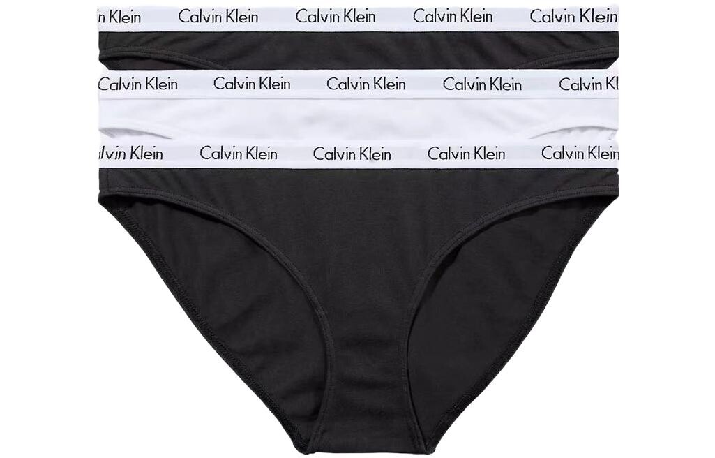 

Женские трусы Calvin Klein, цвет 3 strips (black + white + black)