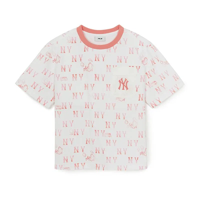 Футболка с круглым вырезом Moderate MLB KIDS, Coral
