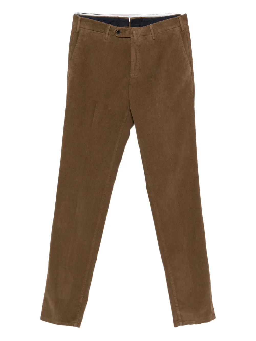 

Вельветовые брюки прямого кроя PT Torino, коричневый