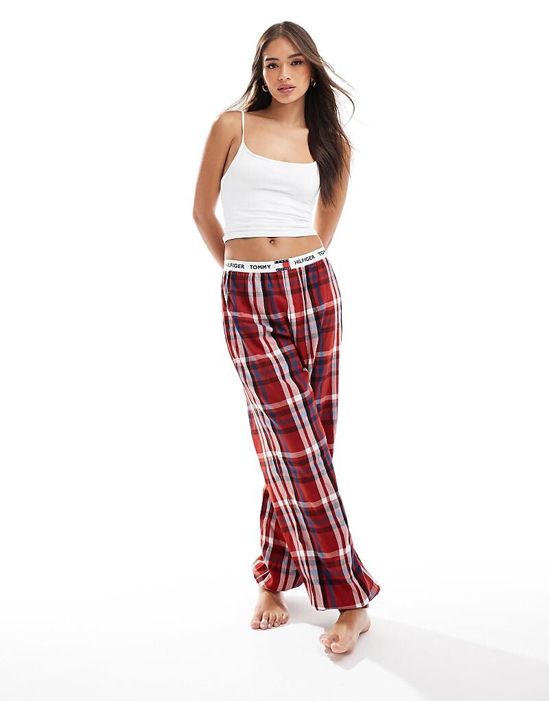 

Разноцветные фланелевые пижамные брюки с манжетами Tommy Hilfiger Heritage