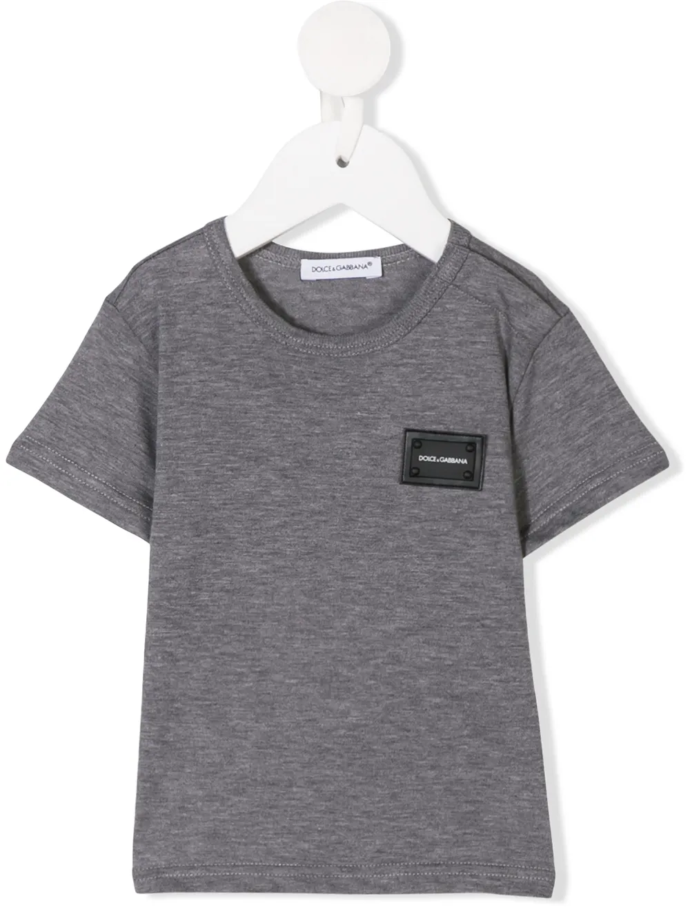 

Футболка с логотипом Dolce & Gabbana Kids, серый