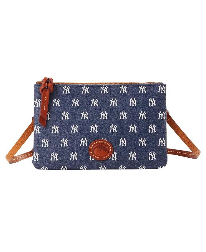 

Кошелек через плечо New York Yankees с молнией и верхом Dooney & Bourke, синий