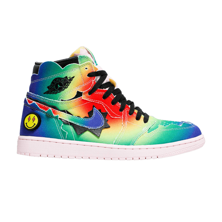 

Кроссовки Air Jordan J. Balvin x Air Jordan 1 Retro OG High 'Colores Y Vibras' Sample, разноцветный