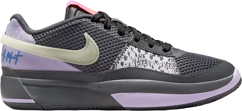 

Детские баскетбольные кроссовки Nike Ja 1 для начальной школы, серый/сиреневый