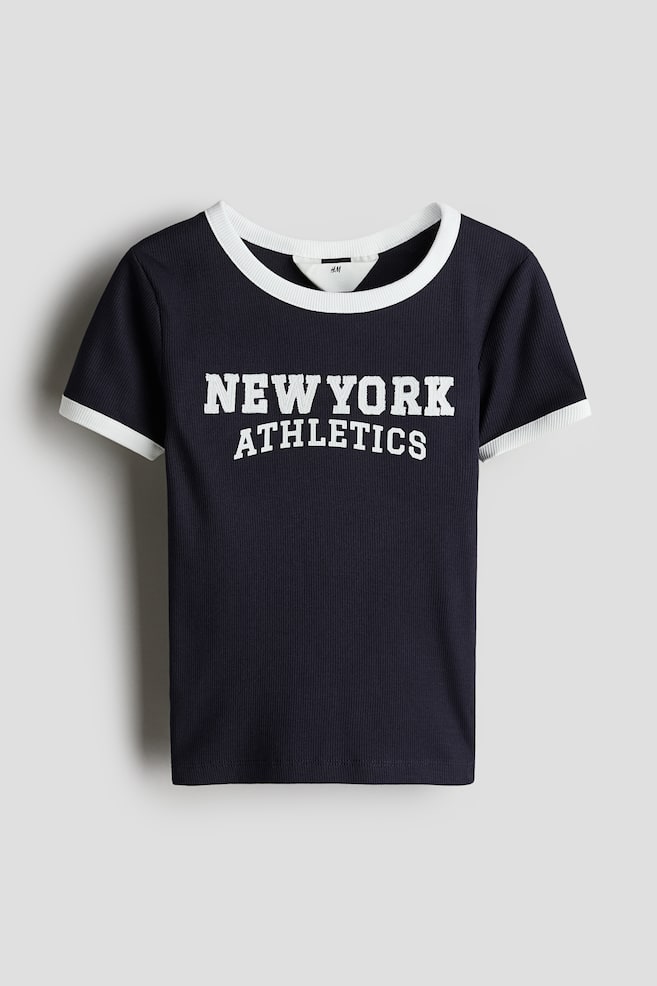 

Хлопковая рубашка с рисунком H&M, мультиколор