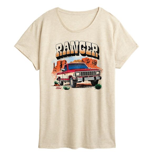 

Женская футболка с принтом Ford '83 Ranger Licensed Character, бежевый