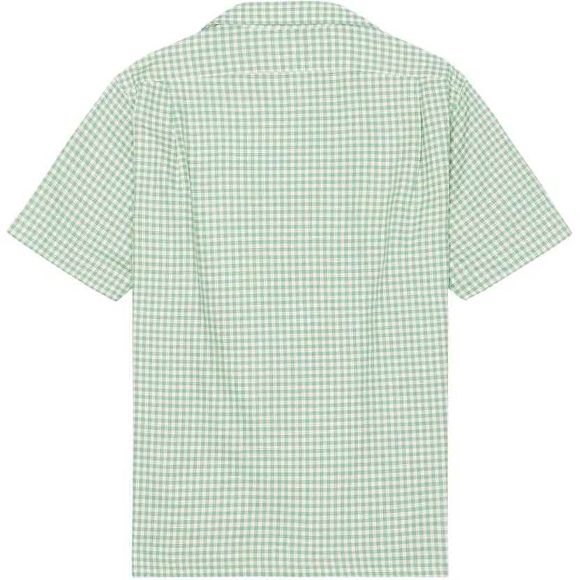 Рубашка с коротким рукавом в клетку Polo Ralph Lauren светло-зеленая — фото 3