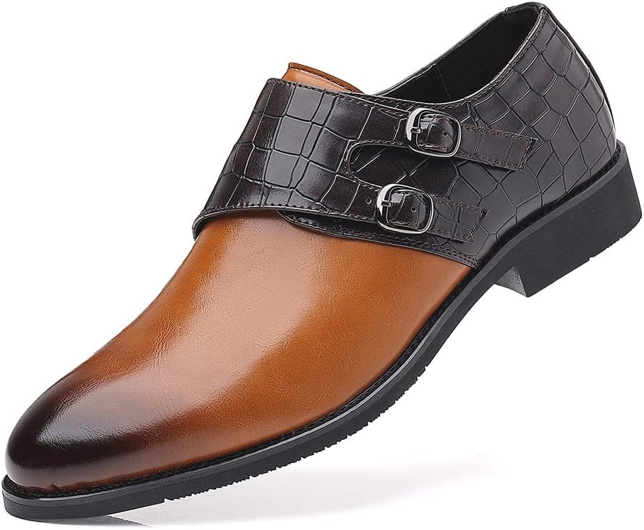 

Лоферы Santimon с двойным ремешком-монахом двухцветные, коричневый