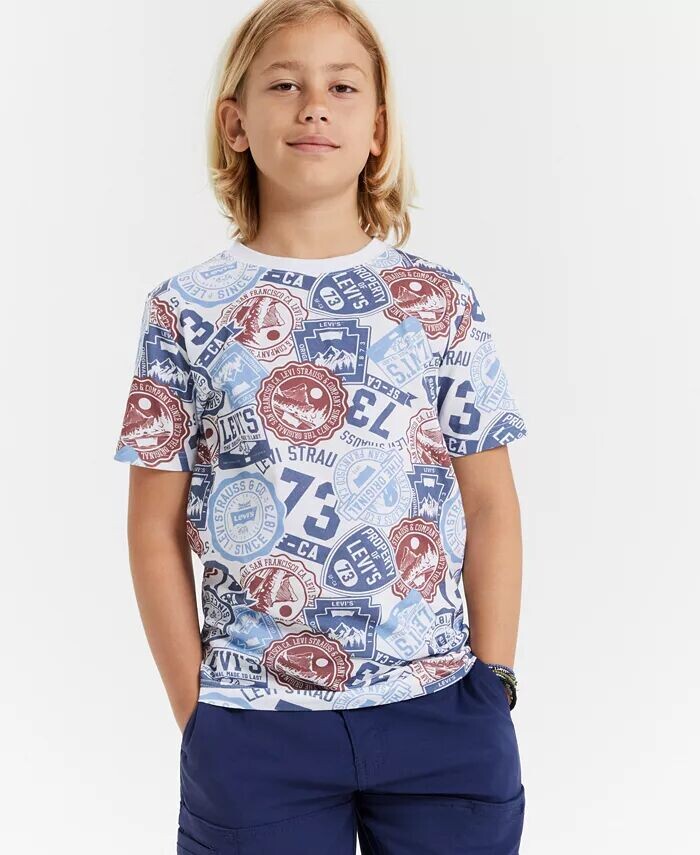 

Футболка с гербом Big Boys Levi'S, белый