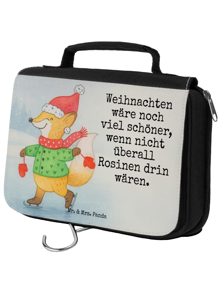 

Mr. & Mrs. Panda Сумка с изображением лисы, коньков и надписью белого цвета