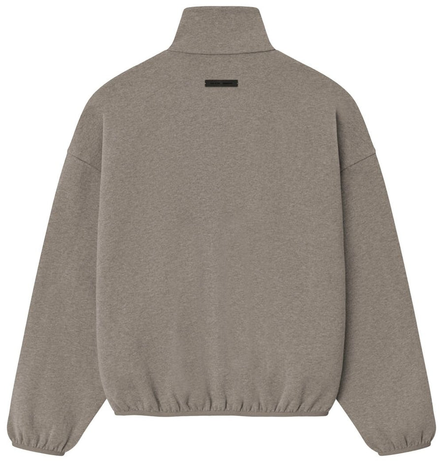 Куртка Fear of God Essentials Modern Fleece Track Jacket With Piping 'Homestead Heather', серый — фото 2