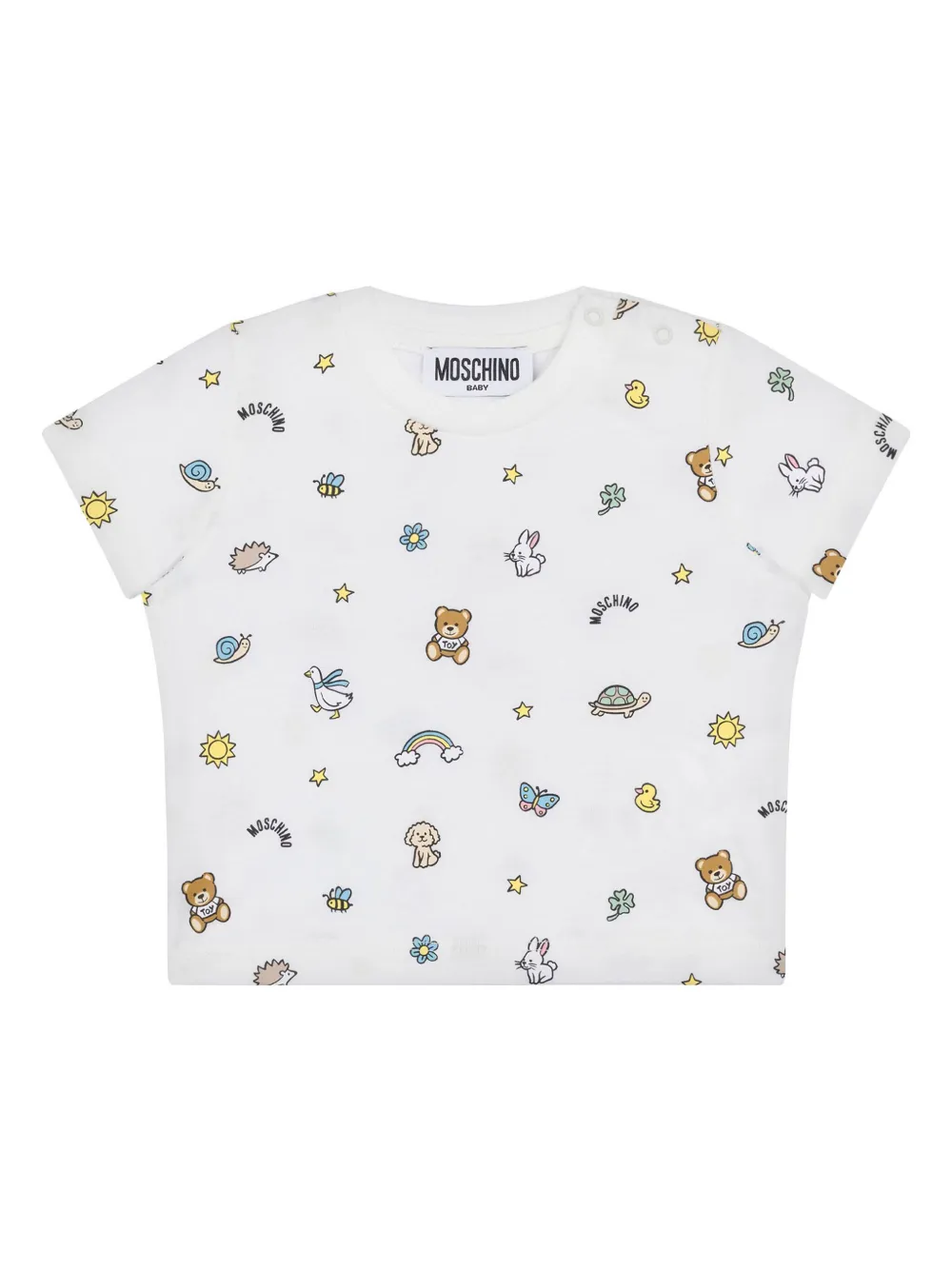 

Футболка Teddy Bear Moschino Kids, белый