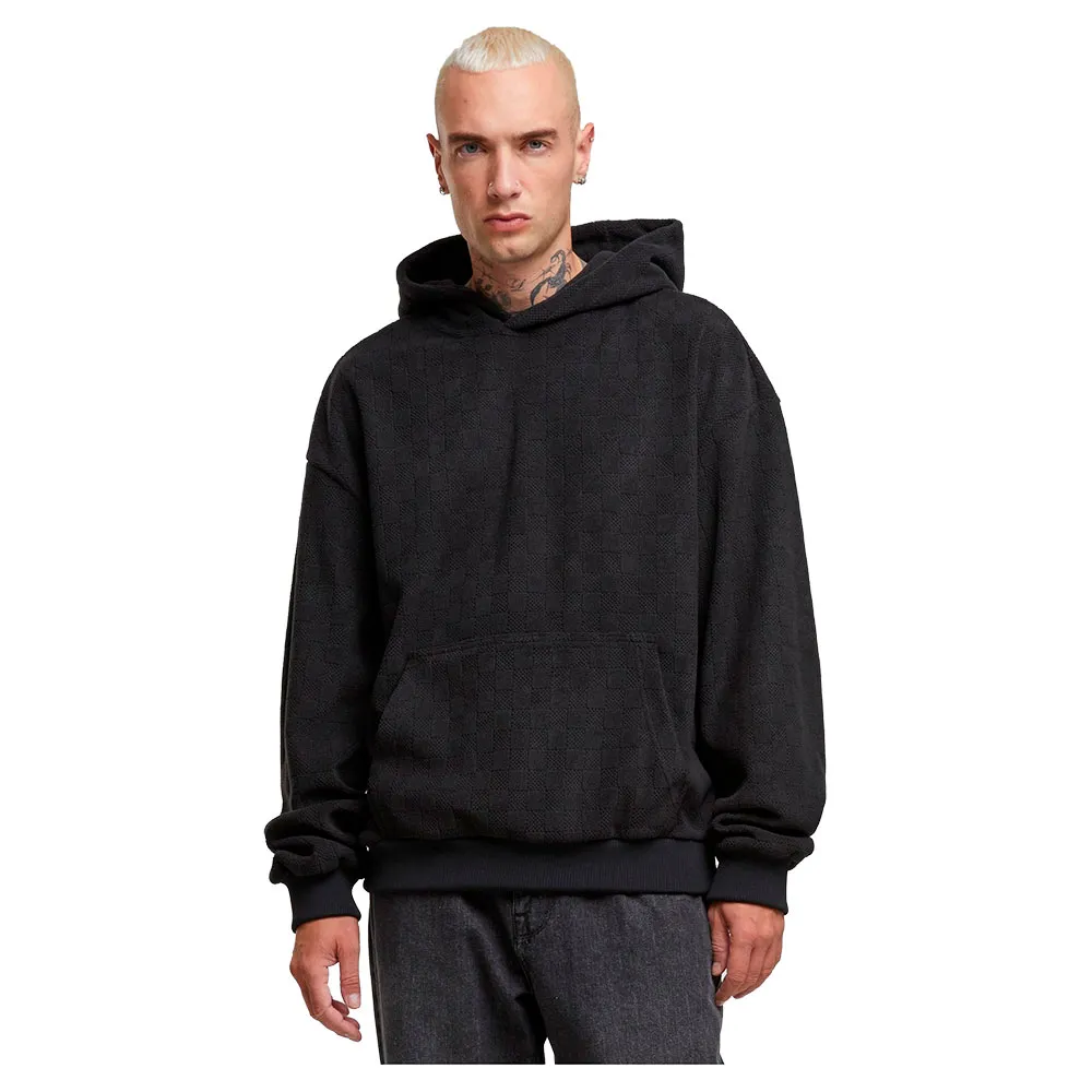 

Худи Urban Classics Jaquard Velvet, черный