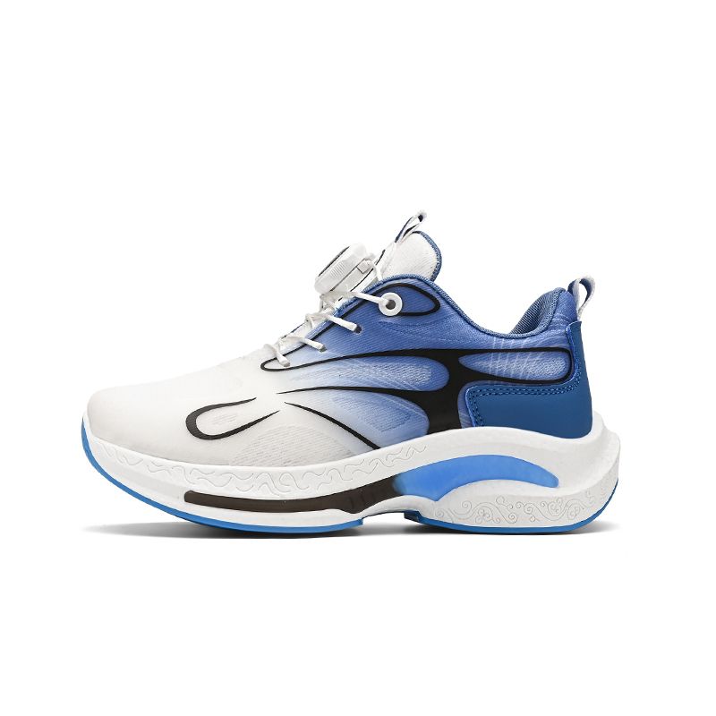 

Нескользящие, износостойкие, дышащие низкие детские кроссовки для бега SAINT WATERS, белый/синий