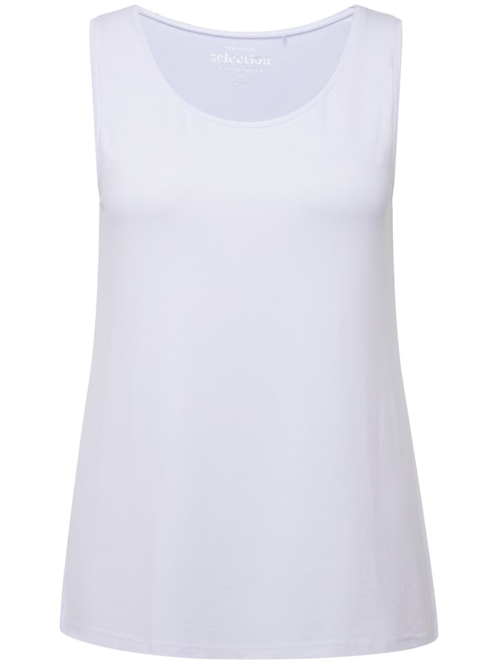 

Футболка Ulla Popken Strick Top, цвет classic weiß