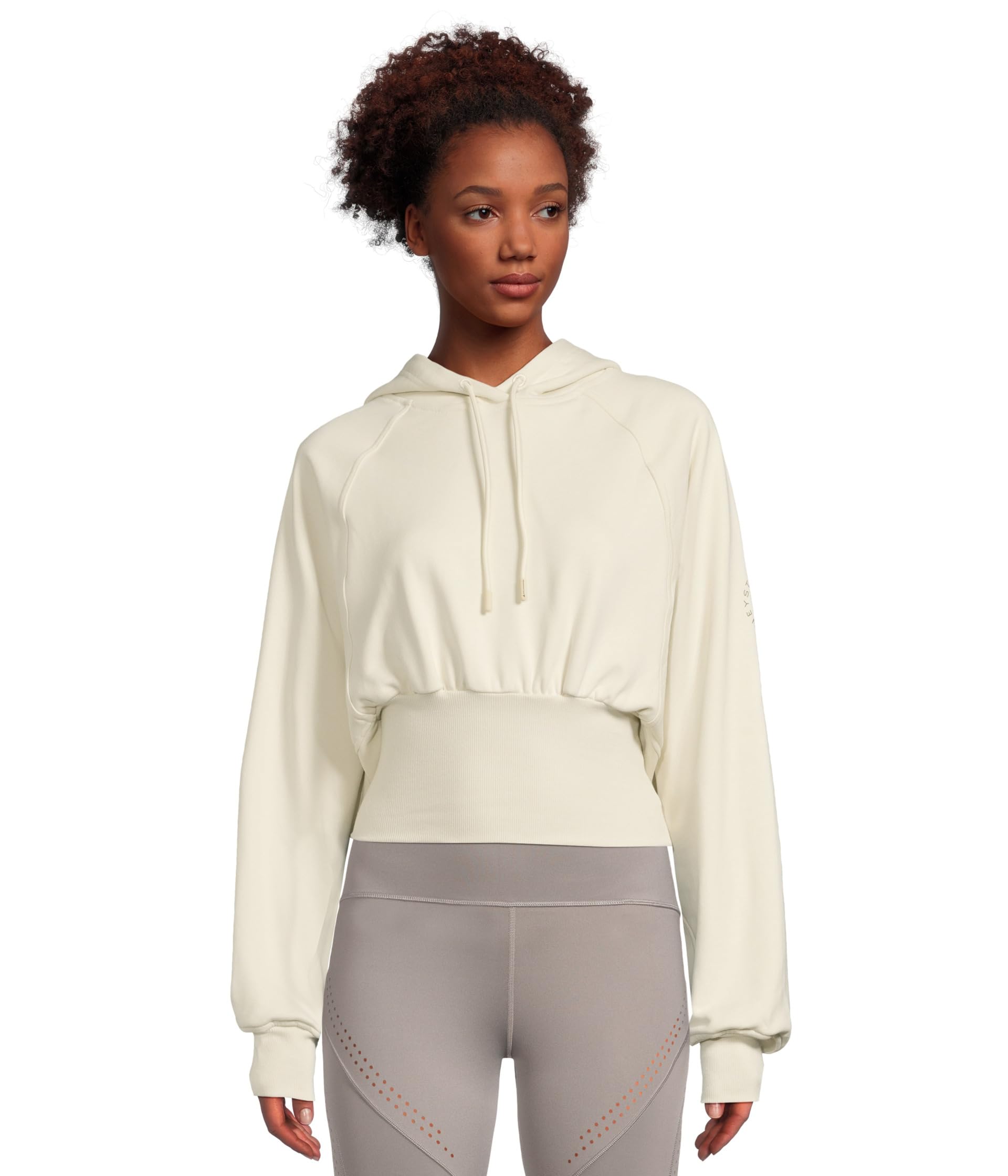 

Худи adidas by Stella McCartney Cropped Hoodie KA0640, цвет Almond Milk-smc