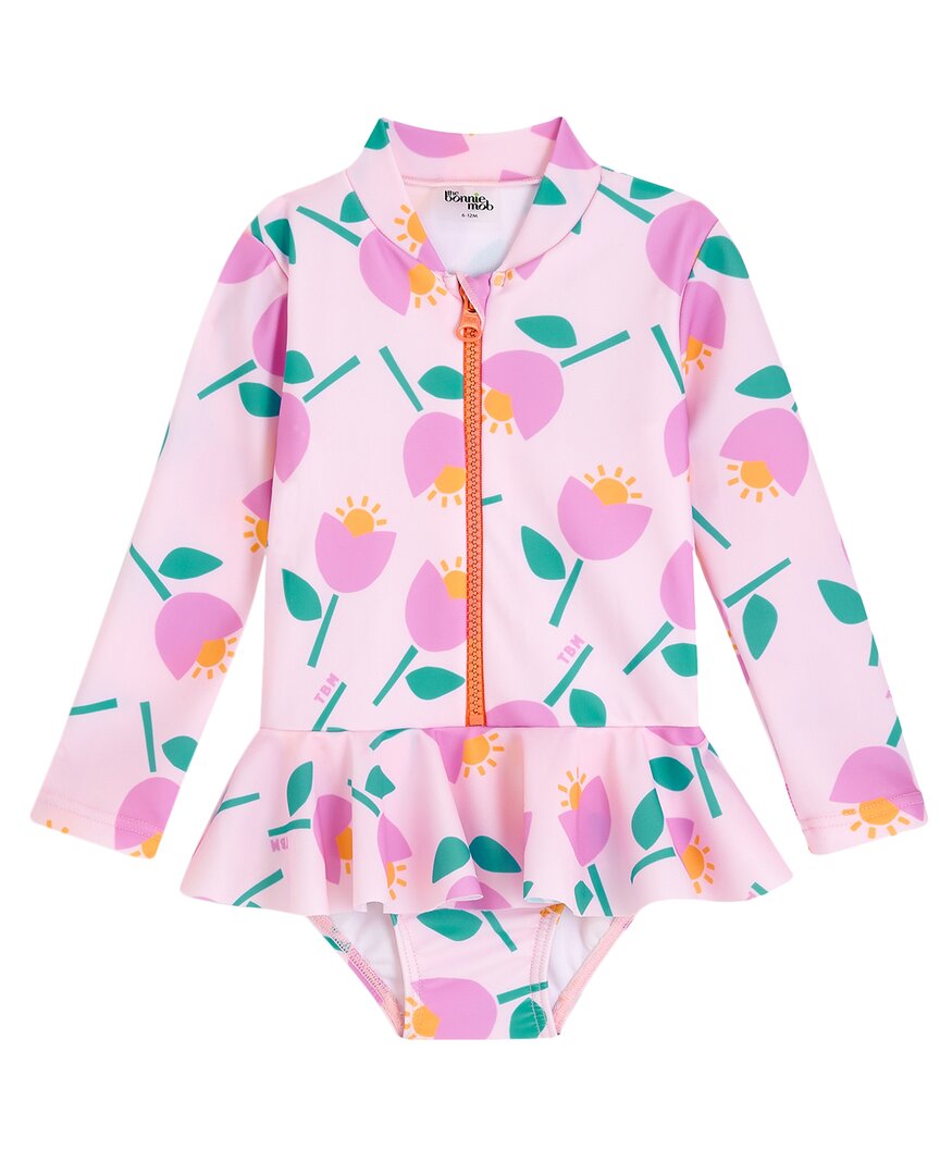 

Купальник Bonniemob Zip с длинным рукавом The bonnie mob, розовый