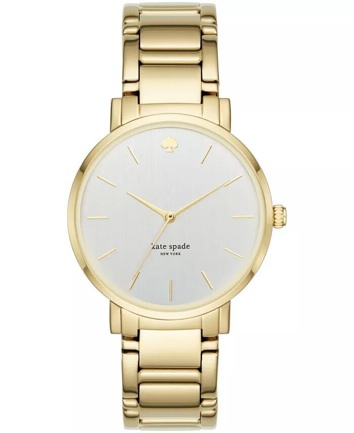 

Женские часы Gramercy из золотистого сплава с тремя стрелками, 38 мм, KSW9013 kate spade new york