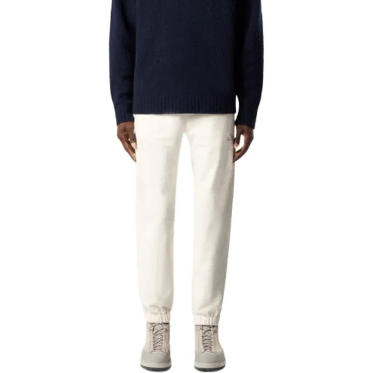 Трикотажные спортивные штаны Holiday Limited Collection FW25 Unisex STONE ISLAND, Ivory — фото 4